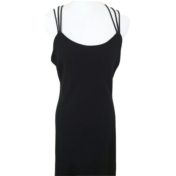 CACHET~Women's Size 12~Black Sleeveless Party Prom Maxi Dress. - Picture 4 of 7